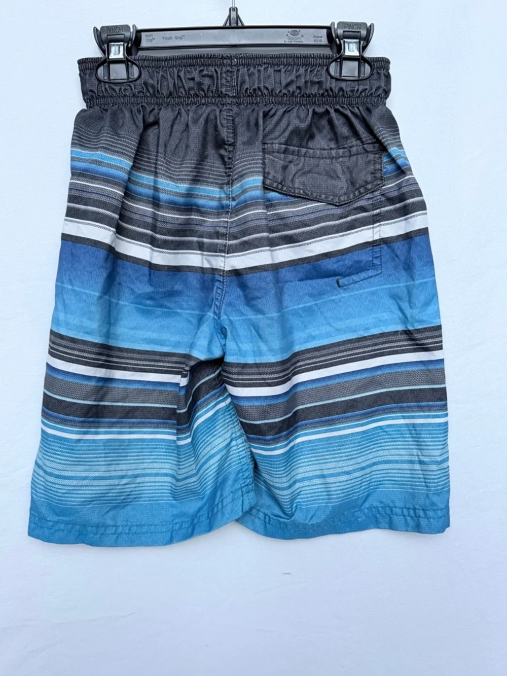 ZeroXposur Multi-Stripe Board Shorts Swim Trunks - Size Boys S (8)